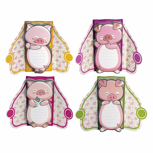 NOTEPAD PIG IN BLANKET