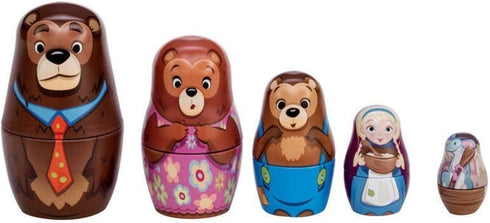 TIN STORYBOOK NESTING DOLLS