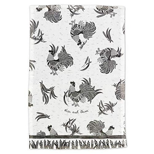 BOHO TEA TOWEL ROOSTER