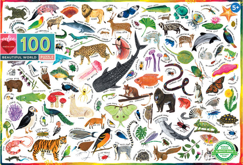 Animal World 100pc Puzzle