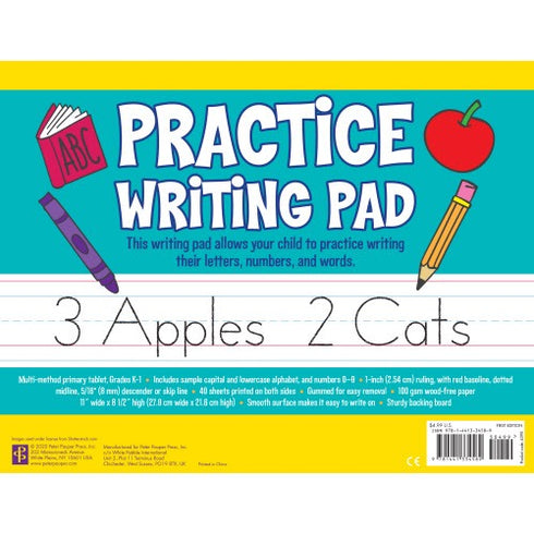 PRACTICE WRITING PAD