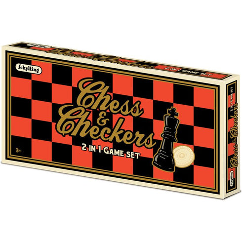 CHESS AND CHECKERS SET