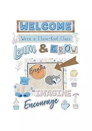 A Close-Knit Class Welcome Set Bulletin Board Set per ST