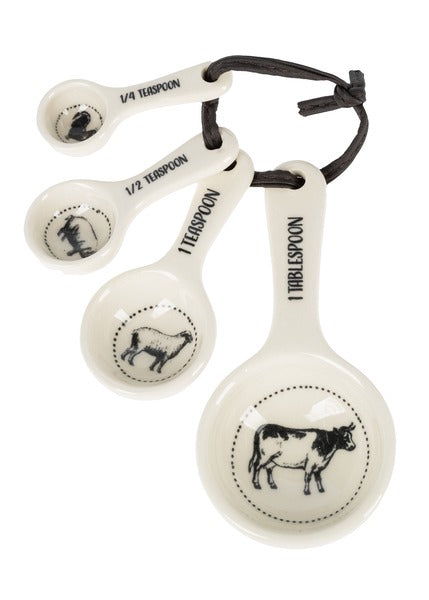 Measuring Spoons - Farmhouse (4 pc. set)