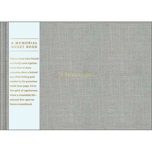 GUEST BOOK - IN MEMORY OF (MEMORIAL)