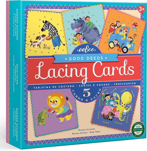 EEBOO GOOD DEEDS LACING CARDS