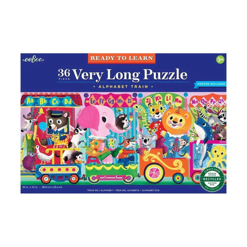 ALPHABET TRAIN VERY LONG PUZZLE 36 PC
