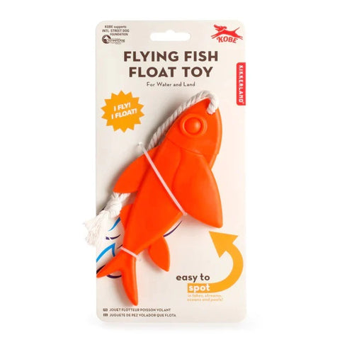 FLYING FISH FLOAT DOG TOY