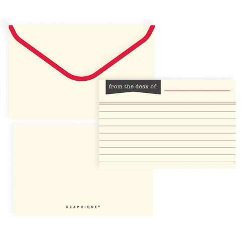 FLAT NOTES FROM THE DESK OF