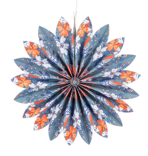 FLORAL HANGING PAPER PENDANT