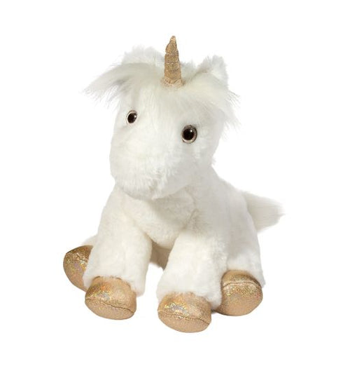 ELODIE WHITE UNICORN PLUSH