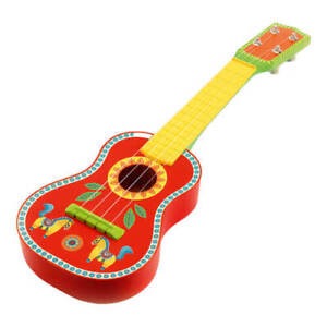 DJECO BRIGHTLY COLOURED EXCELLENT QUALITY EASY-TO-HANDLE ANIMAMBO UKULELE