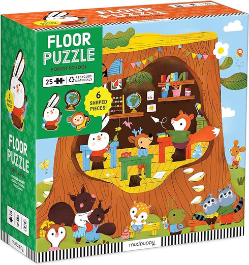 FLOOR PUZZLE FOREST SCHOOL 25 PC