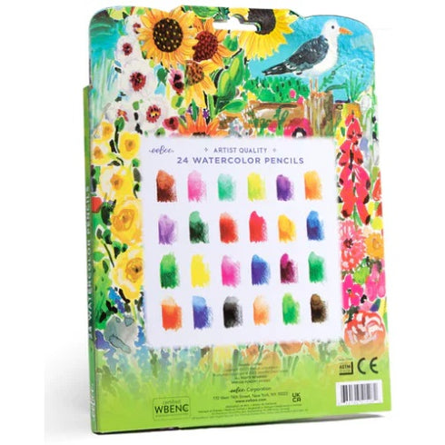 WATERCOLOR PENCILS GARDEN