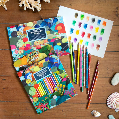 WATERCOLOR PENCILS TIDEPOOL