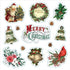 MERRY & BRIGHT CHRISTMAS A FESTIVE STICKER BOOK - PETER PAUPER PRESS