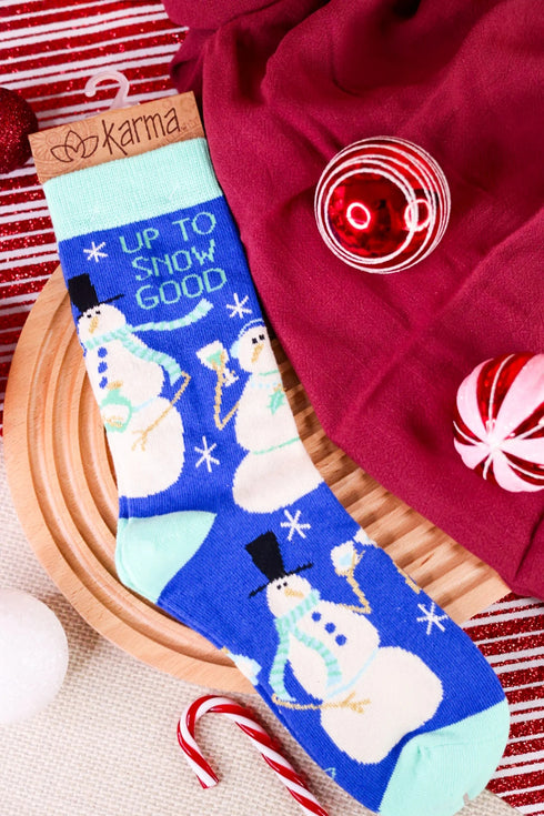 SNOWMAN HOLIDAY SOCKS