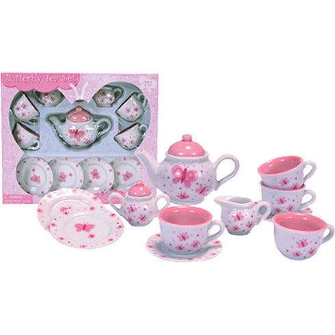 Butterfly Porcelain Tea Set