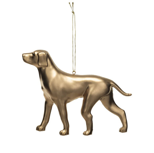 Golden Dog Ornament