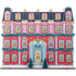 14-Inch Premium Wooden Christmas Advent House Calendar