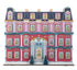 14-Inch Premium Wooden Christmas Advent House Calendar