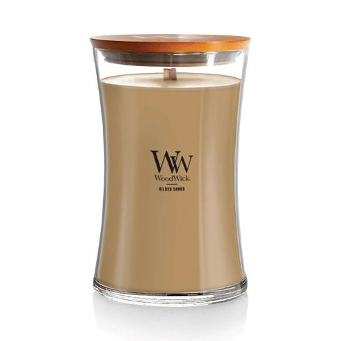 WOODWICK GILDED SANDS LARGE CANDLE