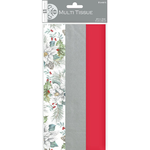 TISSUE PACK SNOWDRIFT FLORAL