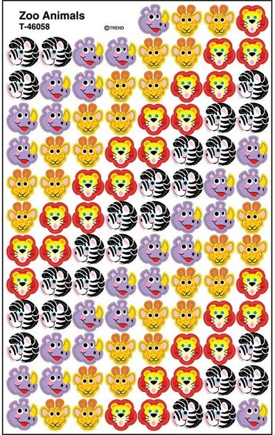 ZOO ANIMALS STICKERS
