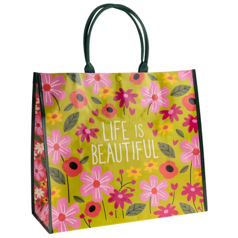 LARGE TOTE LIFE IS BEAUTIFUL