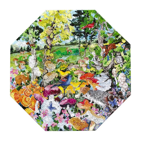 EDIBLE MUSHROOMS 500 PIECE OCTAGONAL PUZZLE - EEBOO