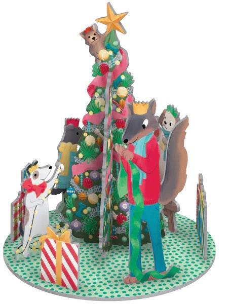 BOW WOW DOG FESTIVE SCENE