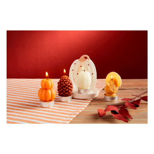 FALL FIGURAL TEA LIGHT SET