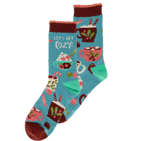 HOLIDAY SOCKS COCOA COZY