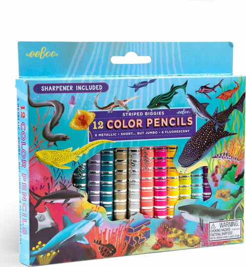 SHARK COLORED PENCILS