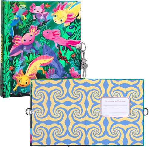 AXOLOTL LOCKING DIARY