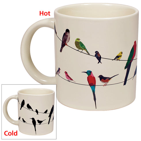 BIRDS ON A WIRE MUG