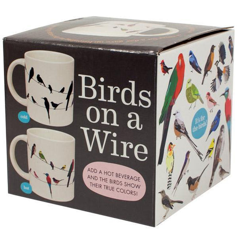 BIRDS ON A WIRE MUG