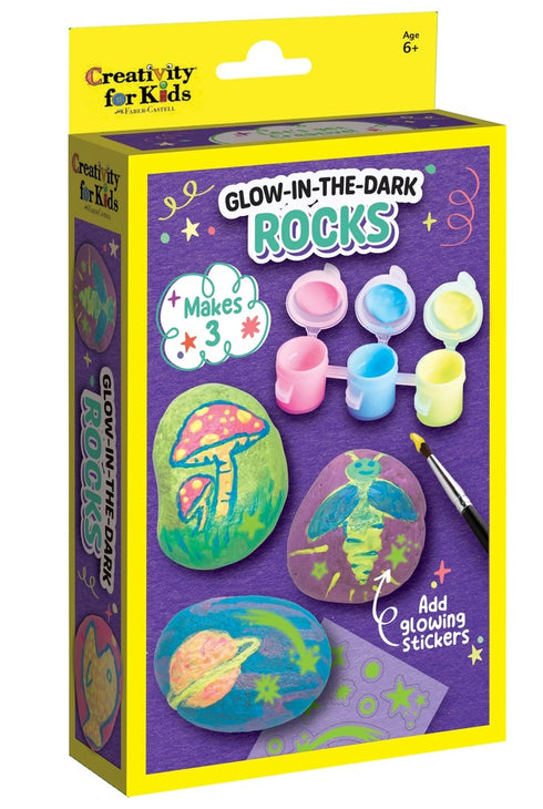 GLOW IN DARK ROCK PAINTING KIT