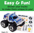 CREATIVITY FOR KIDS MONSTER TRUCKS KIT: CUSTOMIZE 2 MONSTER TRUCK TOYS