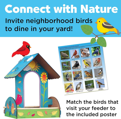 BUILD PAINT BIRD FEEDER