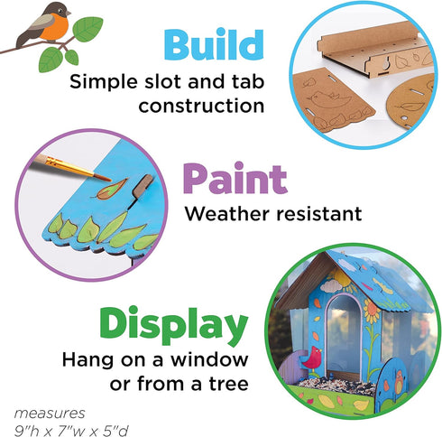BUILD PAINT BIRD FEEDER