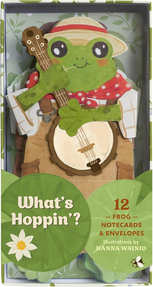WHAT'S HOPPIN NOTECARDS FROG
