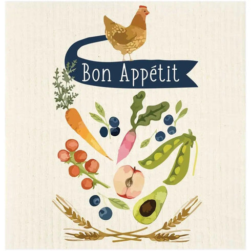 SWEDISH DISH CLOTH BON APPETIT