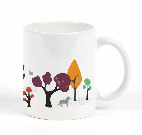 MUG LARGE FOREST ANIMALS