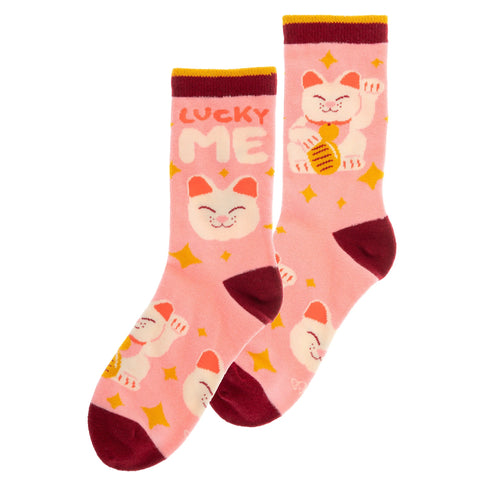 SOCKS LUCKY ME CAT