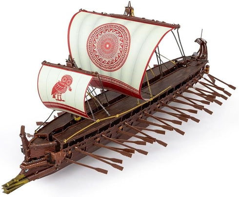 METAL EARTH GREEK TRIREME SHIP