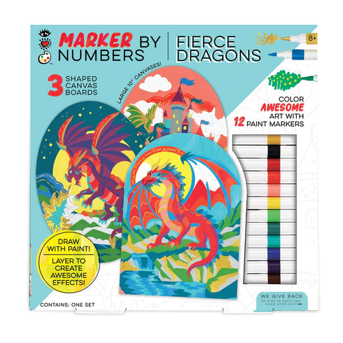 MARKER BY NUMBER DRAGONS
