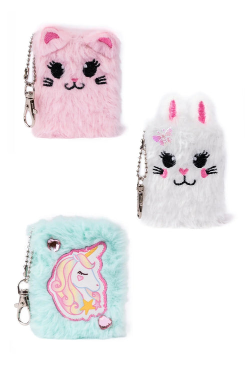 MINI FURRY KEYCHAIN JOURNAL