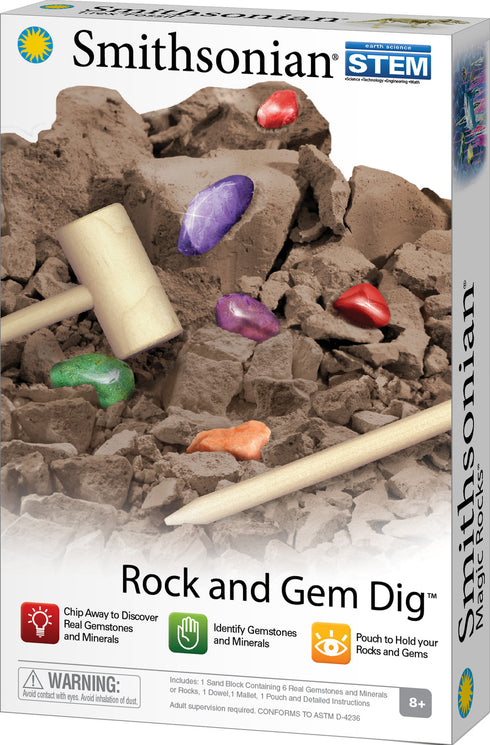 SMITHSONIAN ROCK GEM DIG