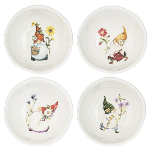 GNOME TIDBIT PLATE - (1 ITEM – RANDOM COLOR)